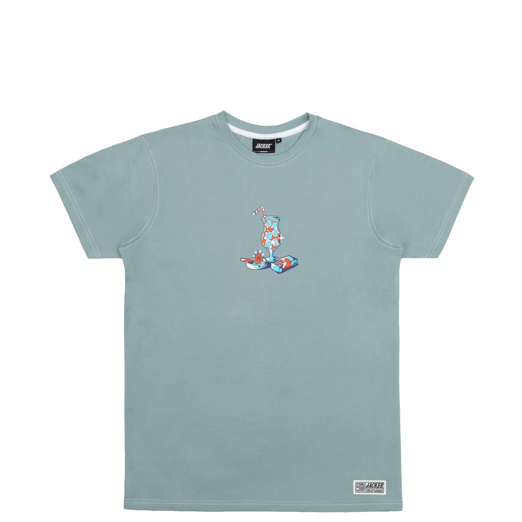 DINA COCKTAIL T-SHIRT - BLUE