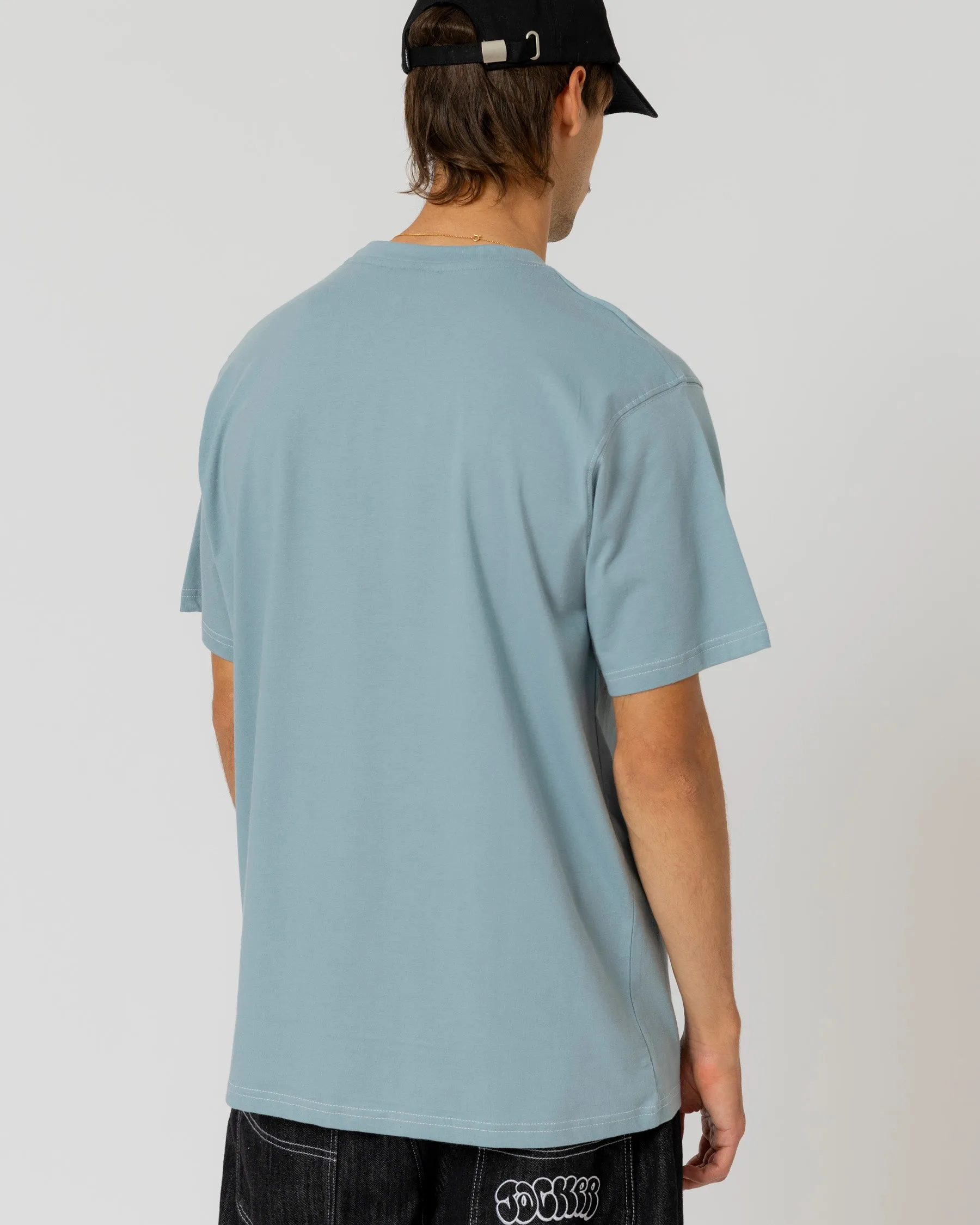 DINA COCKTAIL T-SHIRT - BLUE