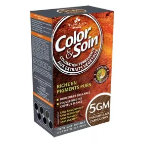 Les 3 Chênes Color & Soin Coloration Permanente N°5GM Châtain Clair Cappuccino